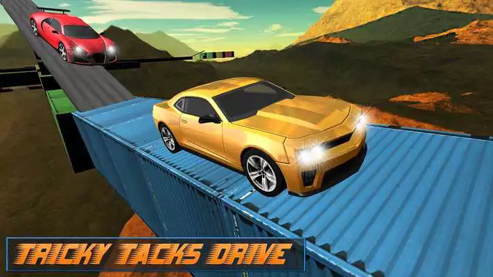 Play Modern Impossible Tracks Car Stunts: Scary Drive