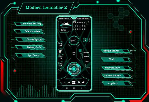 Play Modern Launcher 2 - AppLock  and enjoy Modern Launcher 2 - AppLock with UptoPlay