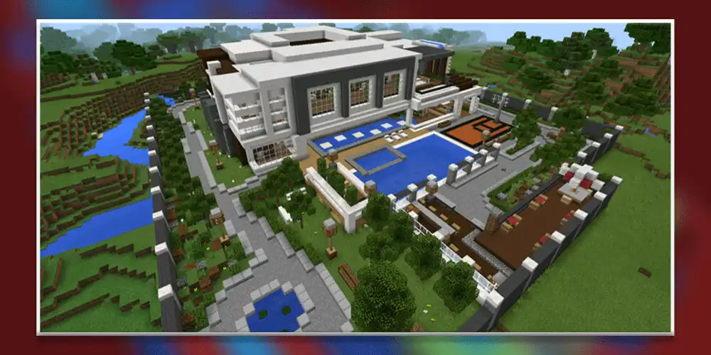 Play Modern Mansion For Mcpe  and enjoy Modern Mansion For Mcpe with UptoPlay
