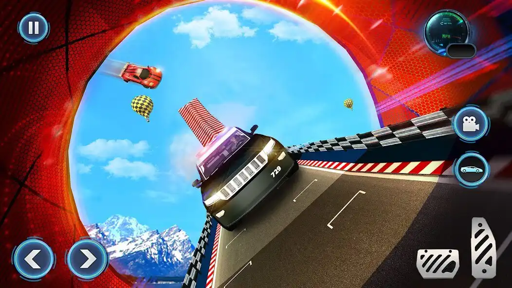Play Modern Police Car Stunt Racing as an online game Modern Police Car Stunt Racing with UptoPlay