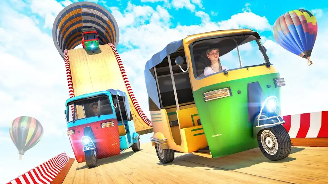 Play Modern Rickshaw Stunt Game  and enjoy Modern Rickshaw Stunt Game with UptoPlay