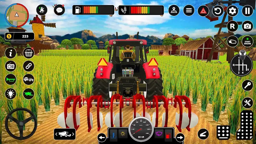 Play Modern Tractor Farming Games as an online game Modern Tractor Farming Games with UptoPlay