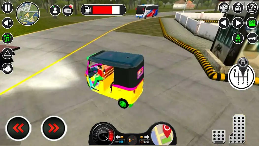 Play Modern Tuk Tuk Auto Driver 3D as an online game Modern Tuk Tuk Auto Driver 3D with UptoPlay