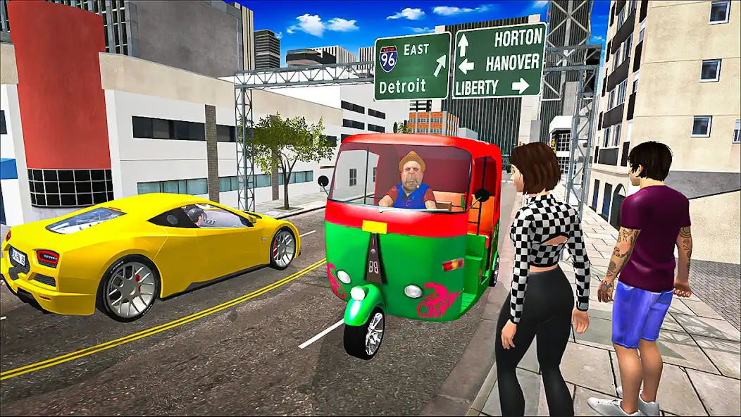 Play Modern Tuk Tuk Auto Rickshaw as an online game Modern Tuk Tuk Auto Rickshaw with UptoPlay