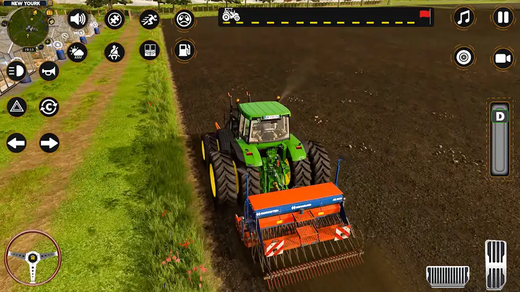 Play Modern US Tractor Farming Game  and enjoy Modern US Tractor Farming Game with UptoPlay