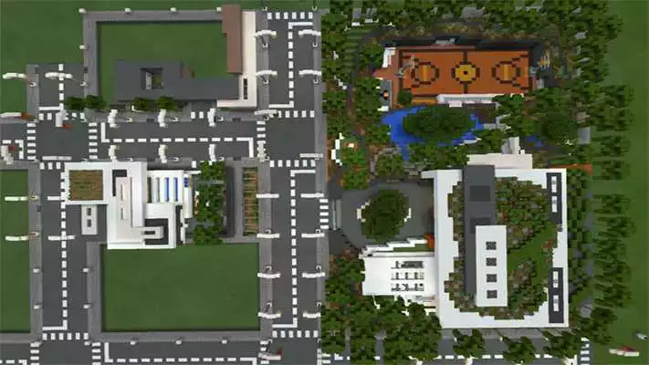 Play Modern Village Map For MCPE