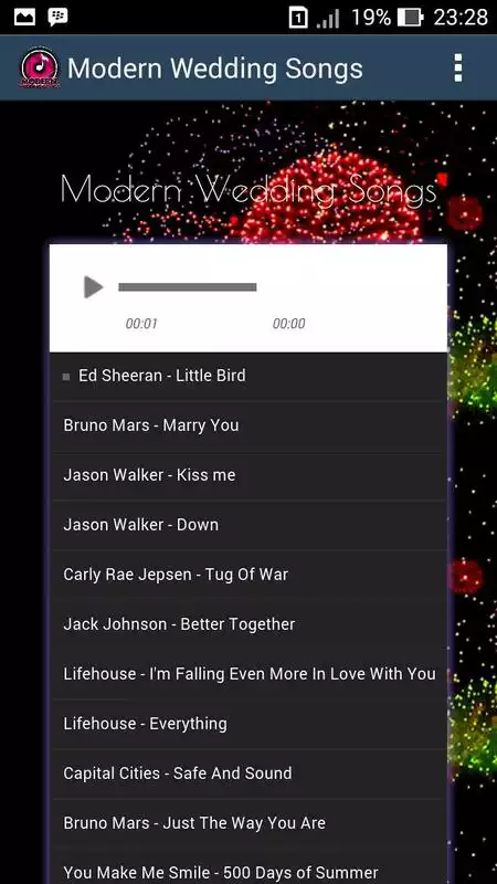 Play Modern Wedding Songs