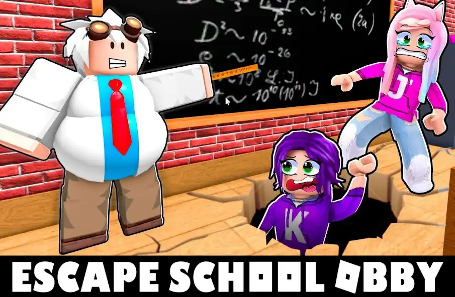 Play Mod Escape School Obby as an online game Mod Escape School Obby with UptoPlay