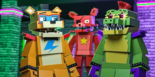 Play Mod FNAF for MCPE as an online game Mod FNAF for MCPE with UptoPlay