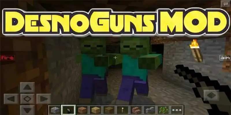Play Mod for mcpe DesnoGuns