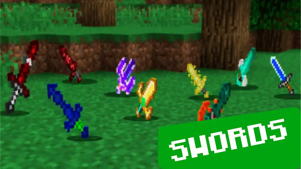 Play Mod for swords for minecraft as an online game Mod for swords for minecraft with UptoPlay