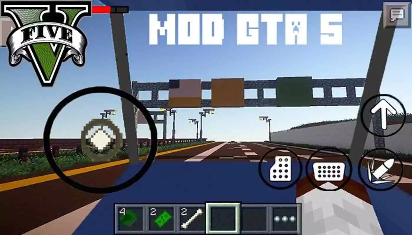 Play Mod GTA 5 for minecraft