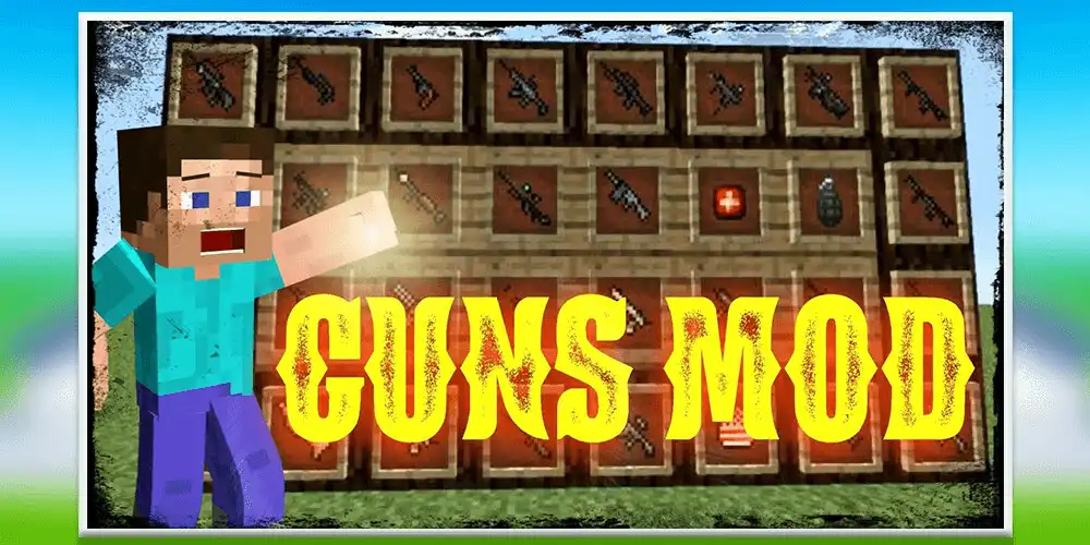 Play Mod Guns for MCPE. Weapons mods  and enjoy Mod Guns for MCPE. Weapons mods with UptoPlay