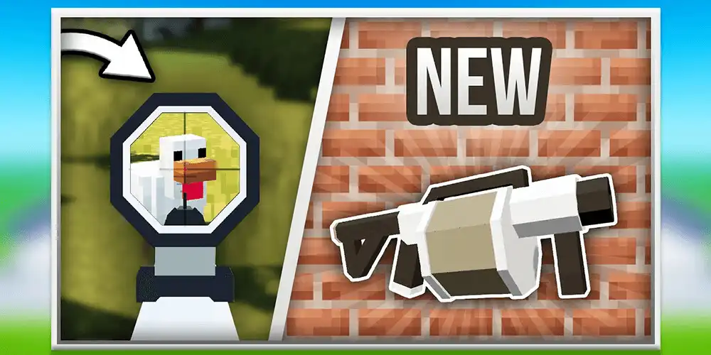 Play Mod Guns for MCPE. Weapons mods as an online game Mod Guns for MCPE. Weapons mods with UptoPlay