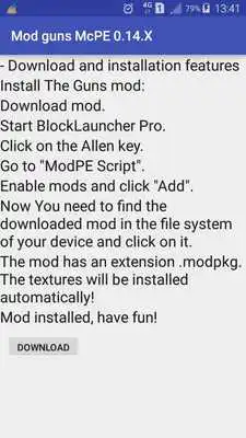 Play Mod guns McPE