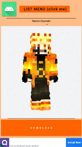 Play Mod Heroes Family Ninja Anime for Mcpe as an online game Mod Heroes Family Ninja Anime for Mcpe with UptoPlay