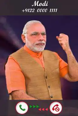Play Modi Fake Call  SMS