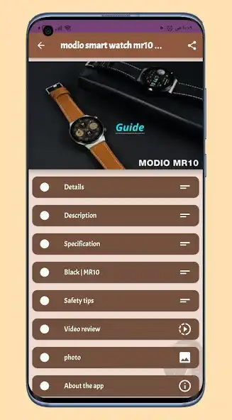 Play modio smart watch mr10 guide  and enjoy modio smart watch mr10 guide with UptoPlay