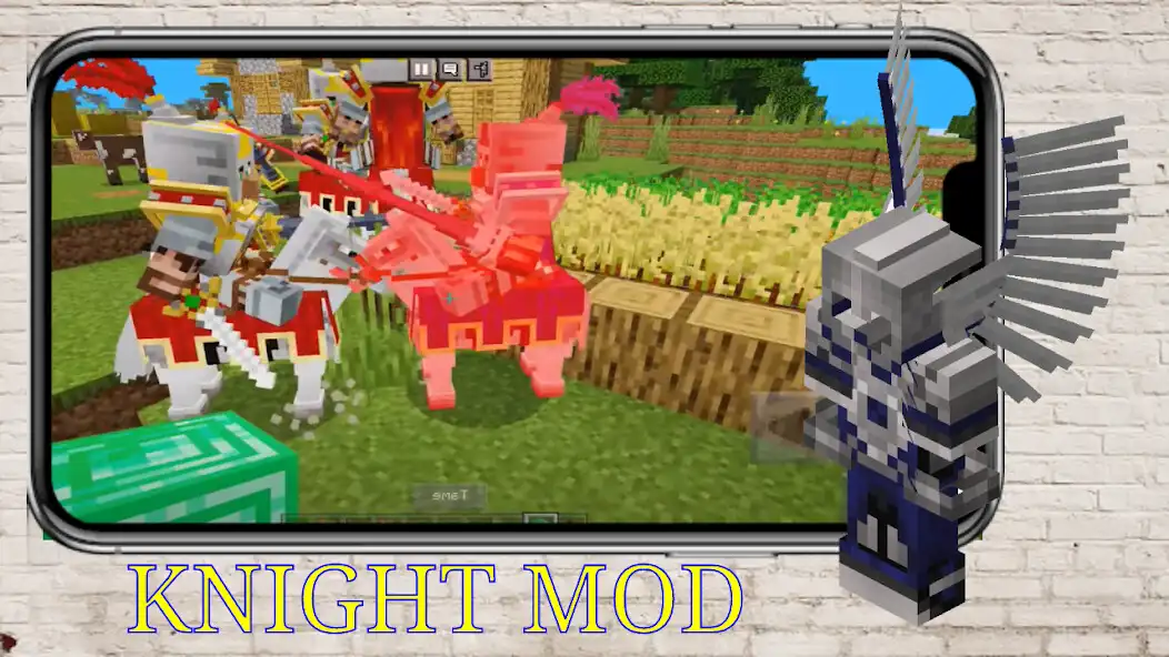 Play Mod Knight for MCPE as an online game Mod Knight for MCPE with UptoPlay