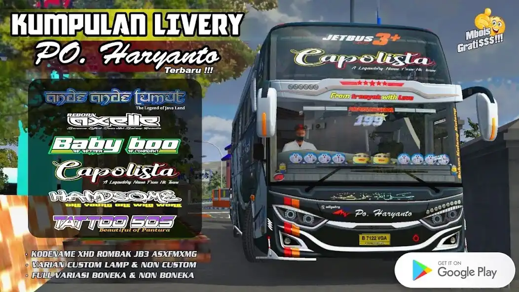 Play Mod Livery PO Haryanto  and enjoy Mod Livery PO Haryanto with UptoPlay