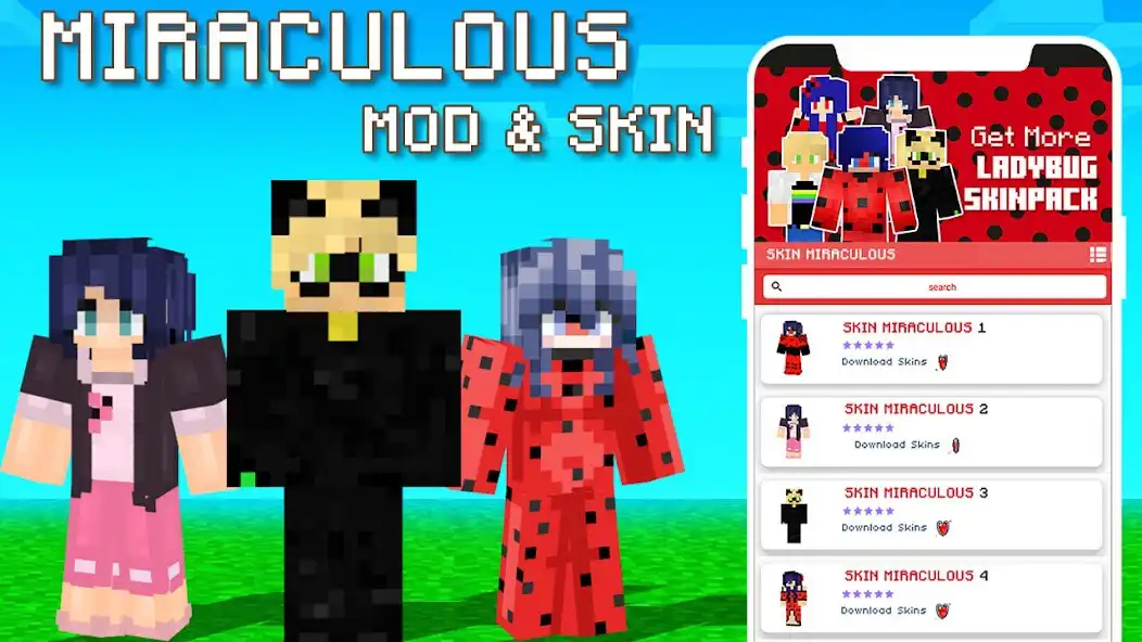 Play Mod Miraculous For MCPE  and enjoy Mod Miraculous For MCPE with UptoPlay