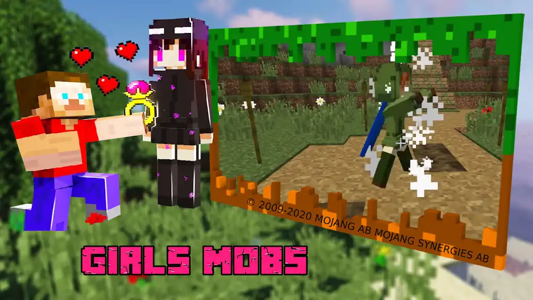 Play Mod mobs girls as an online game Mod mobs girls with UptoPlay