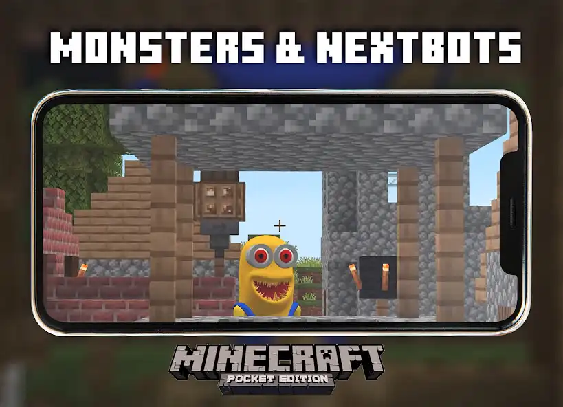 Play Mod Monsters  Nextbots MCPE as an online game Mod Monsters  Nextbots MCPE with UptoPlay