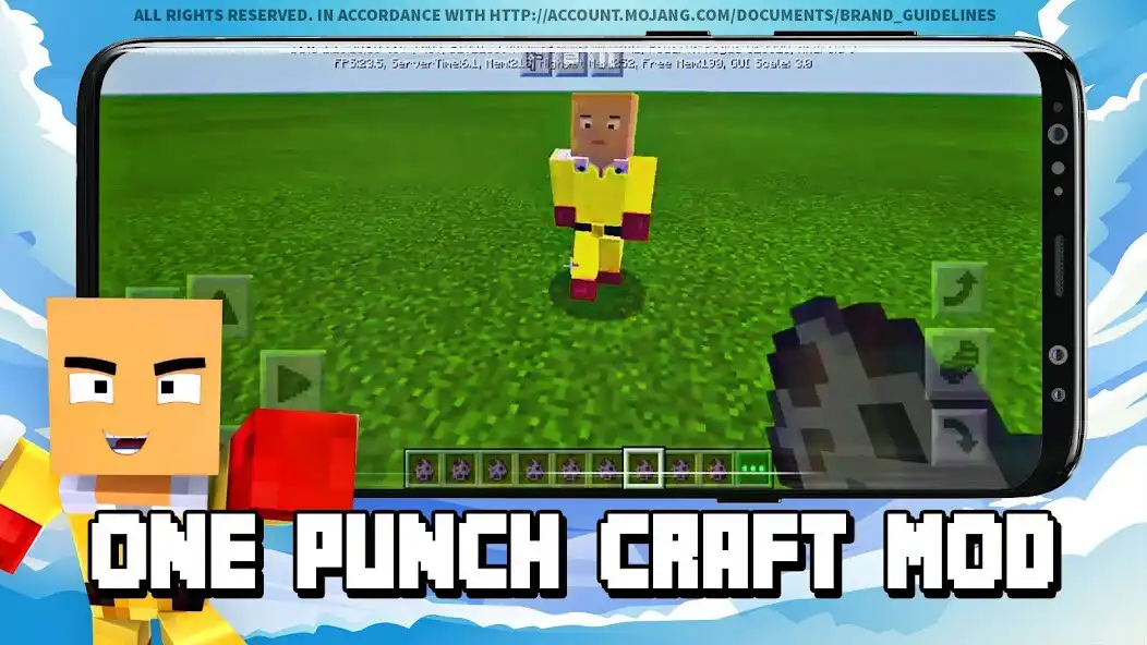Play Mod One Punch Man For Mcpe + Saitama Skins  and enjoy Mod One Punch Man For Mcpe + Saitama Skins with UptoPlay