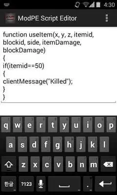 Play ModPE Script Editor