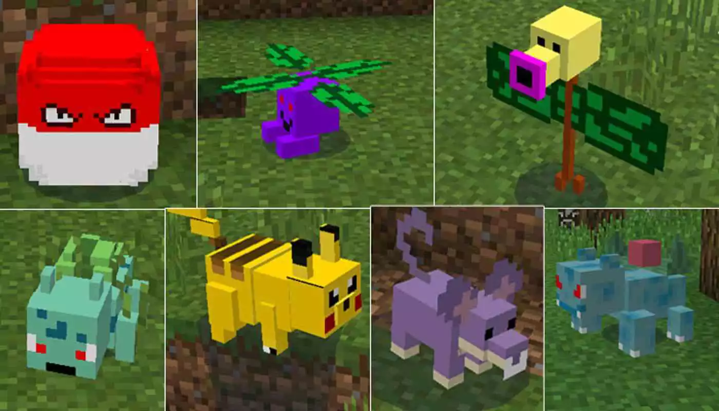 Play Mod Pixel-Mon Pro for MCPE