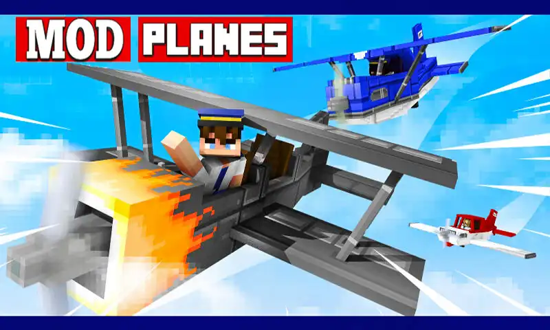 Play Mod Planes for Minecraft PE as an online game Mod Planes for Minecraft PE with UptoPlay