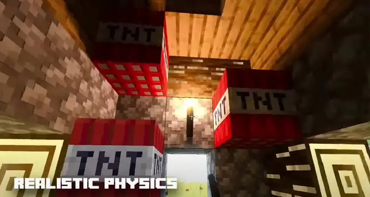 Play Mod Realistic Physics MCPE as an online game Mod Realistic Physics MCPE with UptoPlay