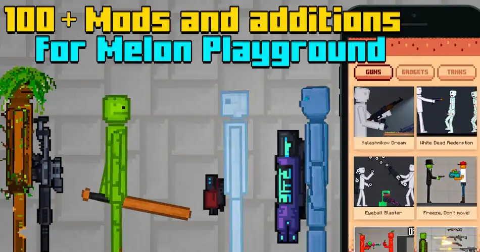 Play Mods For Melon Sandbox 3D  and enjoy Mods For Melon Sandbox 3D with UptoPlay