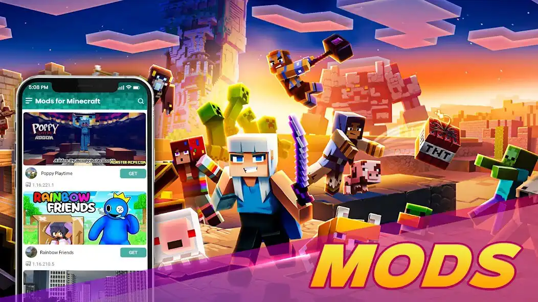 Play Mods for Minecraft Addons  and enjoy Mods for Minecraft Addons with UptoPlay