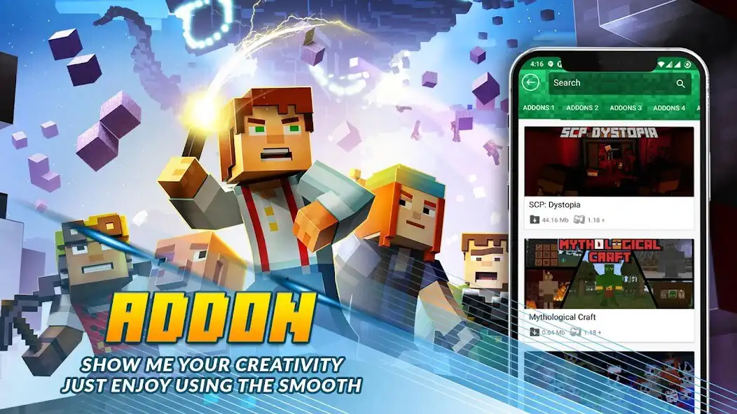 Play Mods for Minecraft PE - Addons as an online game Mods for Minecraft PE - Addons with UptoPlay