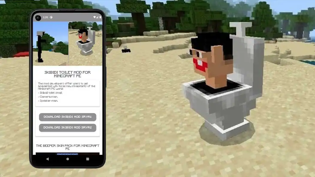 Play Mods for Skibidi Toilet MCPE  and enjoy Mods for Skibidi Toilet MCPE with UptoPlay