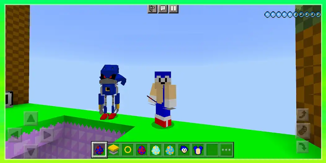 Play Mod Sonic for MCPE as an online game Mod Sonic for MCPE with UptoPlay