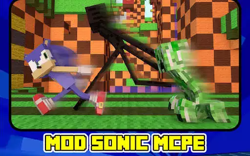 Play Mod Sonic Skins MCPE 2021 as an online game Mod Sonic Skins MCPE 2021 with UptoPlay
