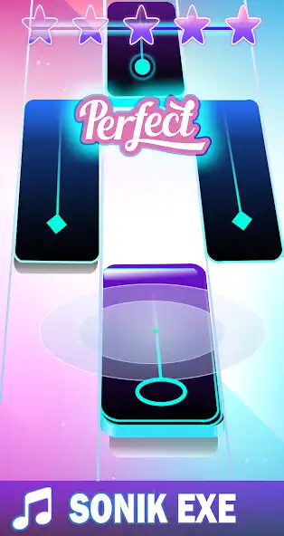 Play Mod Sonik.EXE Piano Tiles as an online game Mod Sonik.EXE Piano Tiles with UptoPlay