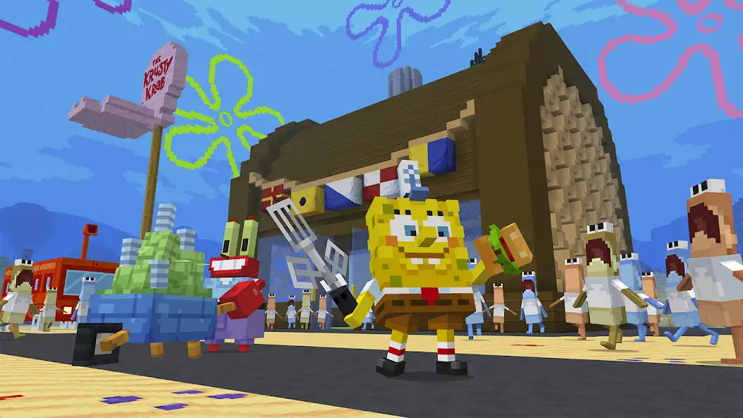 Play Mods SpongeBob For Minecraft as an online game Mods SpongeBob For Minecraft with UptoPlay