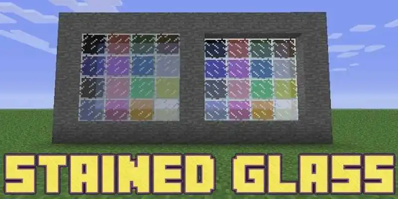 Play MOD Stained Glass For MCPE Play MOD Stained Glass For MCPE