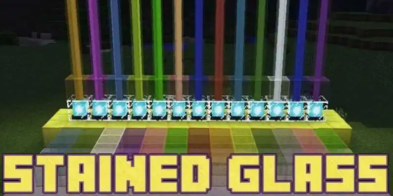 Play MOD Stained Glass For MCPE Play MOD Stained Glass For MCPE