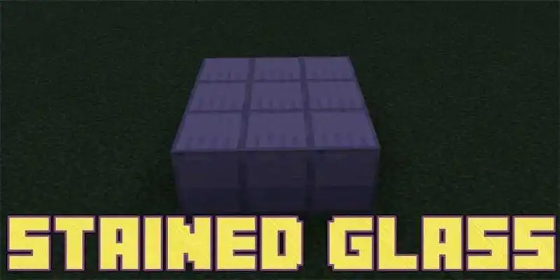 Play MOD Stained Glass For MCPE Play MOD Stained Glass For MCPE