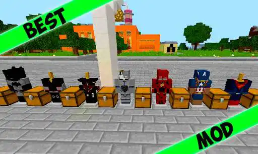 Play Mod Superheroes for Minecraft as an online game Mod Superheroes for Minecraft with UptoPlay