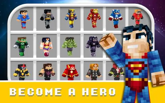 Play Mod SuperHero for Minecraft