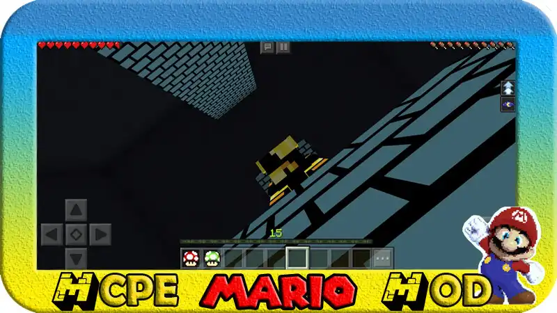 Play Mod Super Mario 3D Minecraft as an online game Mod Super Mario 3D Minecraft with UptoPlay