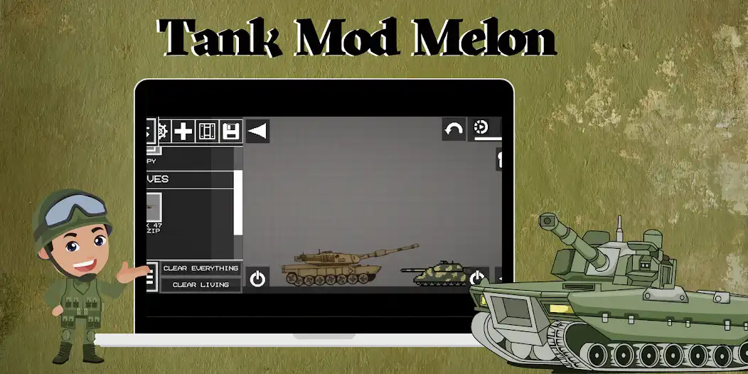 Play Mod Tank Melon Playground Skin  and enjoy Mod Tank Melon Playground Skin with UptoPlay