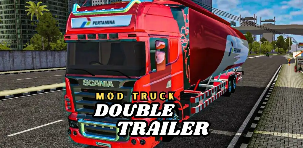 Play Mod Truck Double Trailer. as an online game Mod Truck Double Trailer. with UptoPlay