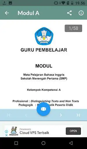 Play Modul Pembelajaran Guru SMP - Bahasa Inggris  and enjoy Modul Pembelajaran Guru SMP - Bahasa Inggris with UptoPlay