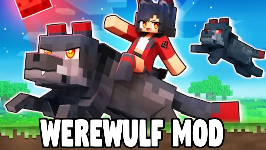 Play Mod Werewolf for Minecraft PE as an online game Mod Werewolf for Minecraft PE with UptoPlay